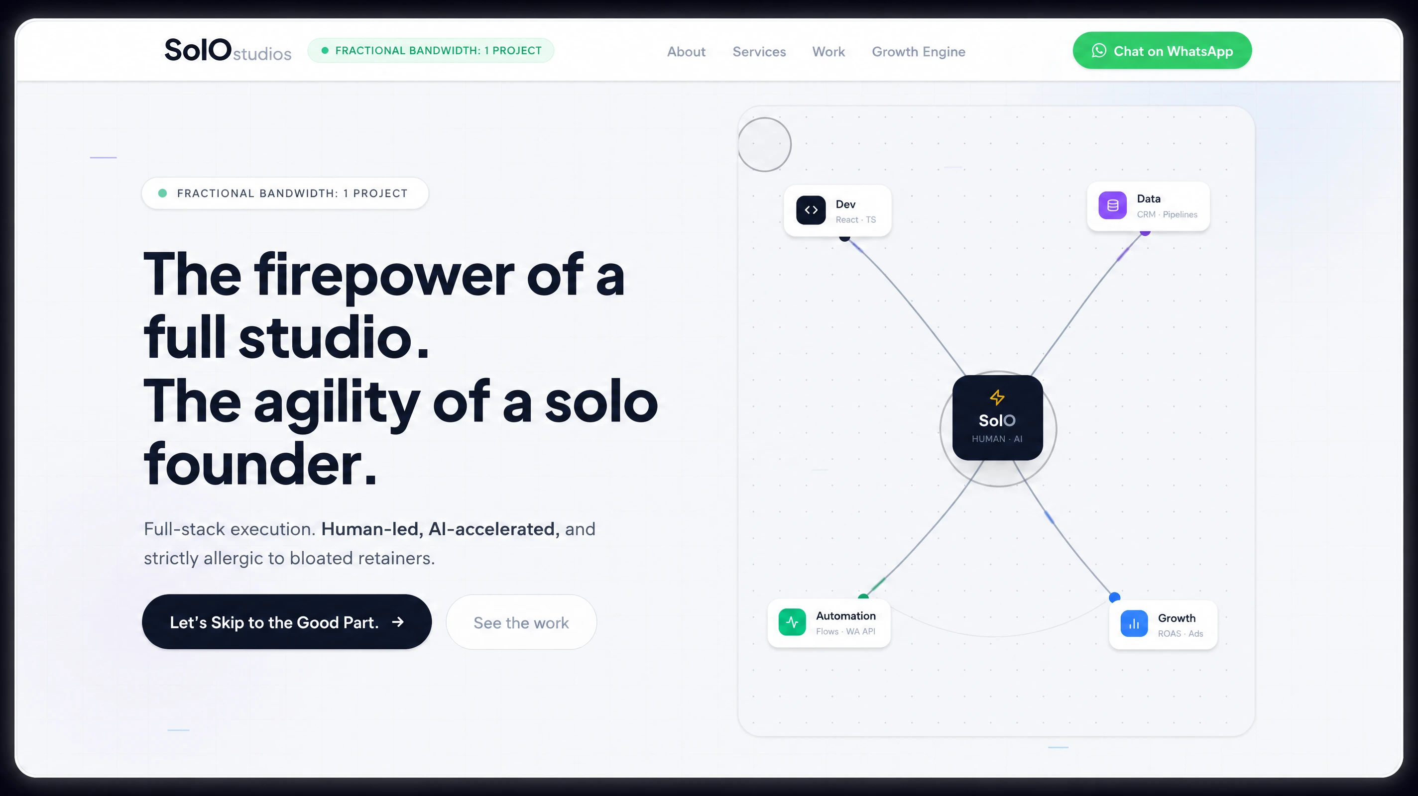 SolOstudios website preview